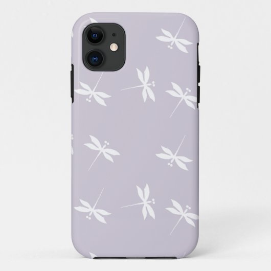 Telefoondraagtas voor Lavender Dragonfly Case-Mate iPhone Case (Achterkant)