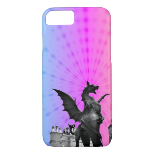 Telefoondraagtas voor regenboogdragon Case-Mate iPhone case (Achterkant)