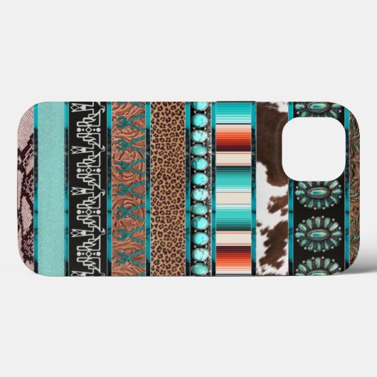 Telefoondraagtas voor westerne stijl Case-Mate iPhone case (Achterkant (horizontaal))