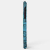 Telefoondraagtas "Wood Turquoise" Case-Mate iPhone Case (Achterkant/links)