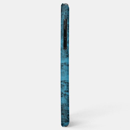 Telefoondraagtas "Wood Turquoise" Case-Mate iPhone Case (Achterkant/links)