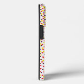 Telefoondraagtas - zwarte kat tegen gekleurde Stip Case-Mate iPhone Case (Achterkant / Rechts)