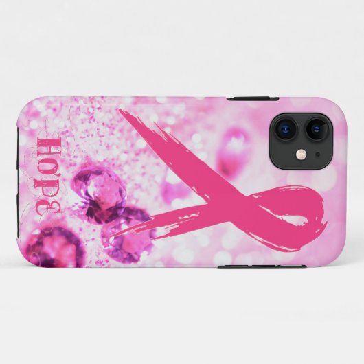 Telefoongeval borstkanker Case-Mate iPhone case (Achterkant (horizontaal))