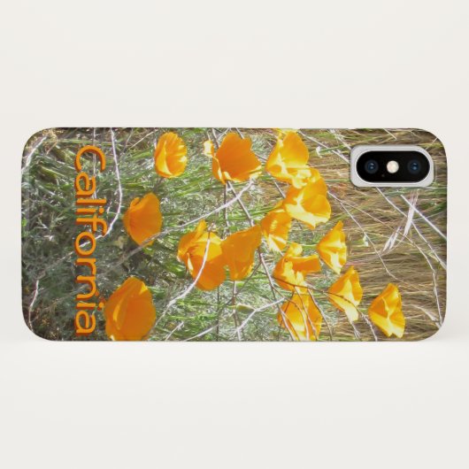 Telefoongeval - California Poppies in Field Case-Mate iPhone Case (Achterkant (horizontaal))