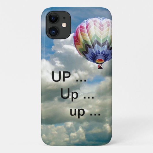 Telefoongeval - omhoog Rainbow-ballon Case-Mate iPhone Case (Achterkant)