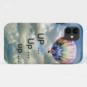 Telefoongeval - Rainbow-ballon omhoog omhoog Case-Mate iPhone Case (Achterkant (horizontaal))