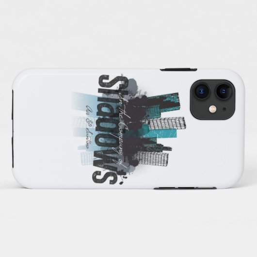 Telefoongeval: skyline Case-Mate iPhone case (Achterkant (horizontaal))