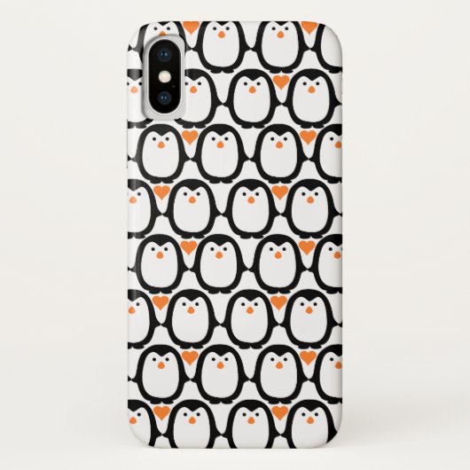 Telefoongevallen bij Penguin Love Case-Mate iPhone Case (Achterkant)