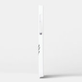 Telefoongevallen met aangepast monogram "Amerikaan Case-Mate iPhone Case (Achterkant / Links)