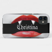 Telefoongevallen met Halloween Vampire Case-Mate iPhone Case (Achterkant (horizontaal))