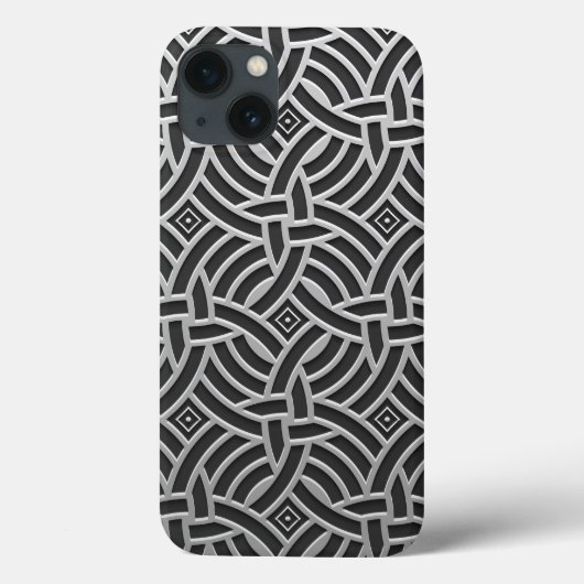 Telefoongevallen met Metallic Pattern Case-Mate iPhone Case (Achterkant)