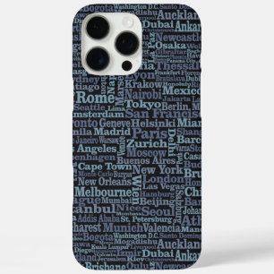 Telefoongevallen met World Cities iPhone 16 Pro Max Hoesje