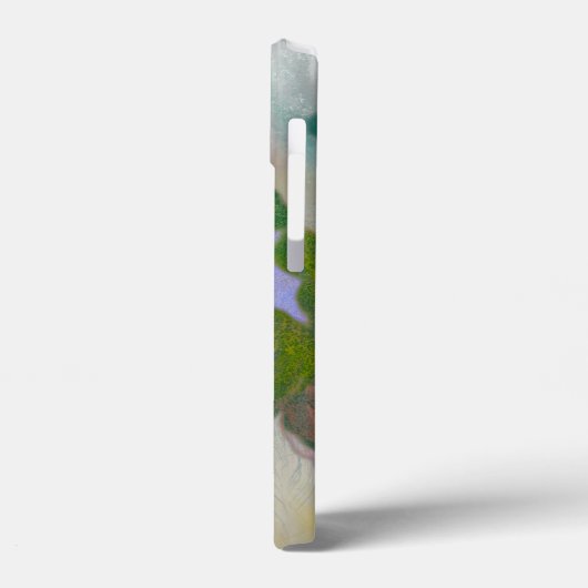 Telefoongevallen Psychedelic Pink Mint Monogram Case-Mate iPhone Case (Achterkant / Links)