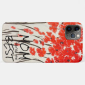 Telefoongevallen rode papavervelden Case-Mate iPhone case (Achterkant (horizontaal))