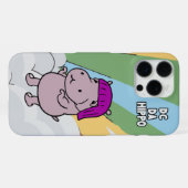 Telefoonhoes - DC Da Hippo iPhone Hoesje (Achterkant horizontaal)