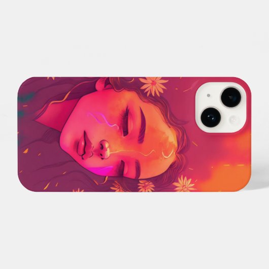 telefoonhoes esthetisch iPhone hoesje (Achterkant horizontaal)