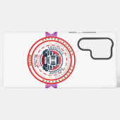 Telefoonhoes logo samsung galaxy hoesje (Achterkant horizontaal)