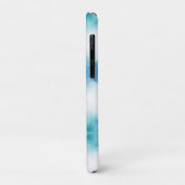 Telefoonhoes met een serene blauwe aquarel  Case-Mate iPhone case (Achterkant/links)
