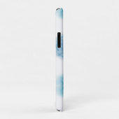 Telefoonhoes met een serene blauwe aquarel  Case-Mate iPhone case (Achterkant/rechts)