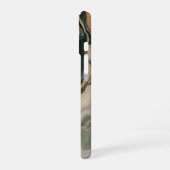 Telefoonhoes met groen marmeren patroon ontwerp iPhone 16 hoesje (Linkerkant)