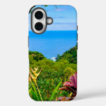 Telefoonhoes met Hawaiiaans thema