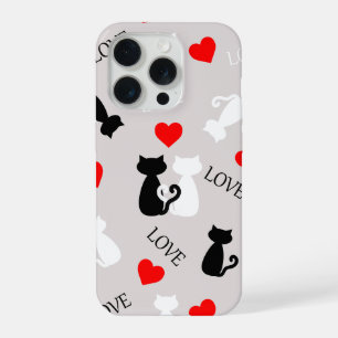 Telefoonhoes met katten iPhone 15 pro case