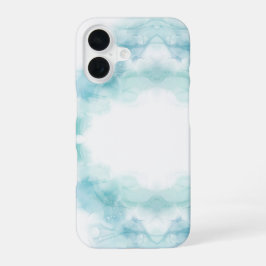 Telefoonhoes met serene abstracte aquarel iPhone 16 hoesje
