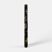 Telefoonhoes zwart geel patroon stijl samsung galaxy hoesje (Rechterkant)