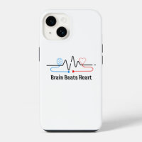 Telefoonhoesje 'Brein Boven Hart'