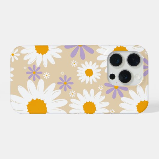Telefoonhoesje - Daisy iPhone Hoesje (Achterkant horizontaal)