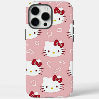 Telefoonhoesje dat schattig kat uitdrukt iPhone 16 pro max hoesje