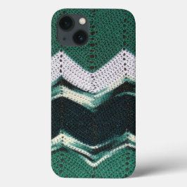 Telefoonhoesje - Gehaakte Chevron in Groen Case-Mate iPhone Case