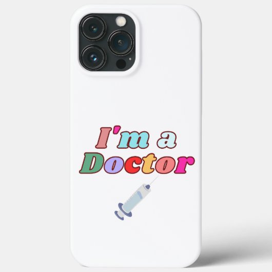 Telefoonhoesje "Ik ben een dokter" Case-Mate iPhone Case (Achterkant)