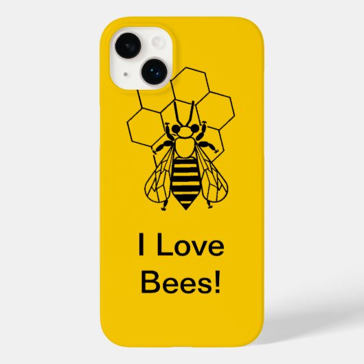 Telefoonhoesje - Ik hou van Bijen! Case-Mate iPhone Case (Achterkant)