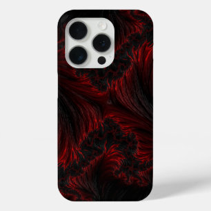 Telefoonhoesje - Iphone rood x zwart water 15 Pro Case