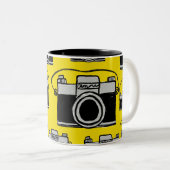 Telefoonhoesje KLIK! Tweekleurige Koffiemok (Voorkant rechts)