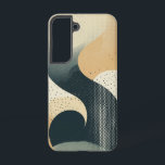 Telefoonhoesje Lunar Balance Samsung Galaxy Hoesje<br><div class="desc">Een monochromatisch maangeïnspireerd abstract dat sereniteit en dualiteit symboliseert,  ideaal voor een minimale esthetiek.</div>