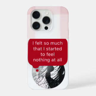 Telefoonhoesje met citaat iPhone 15 pro case