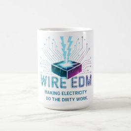 Telefoonhoesje met EDM (elektrische ontlading) Koffiemok