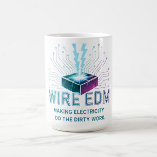 Telefoonhoesje met EDM (elektrische ontlading) Koffiemok