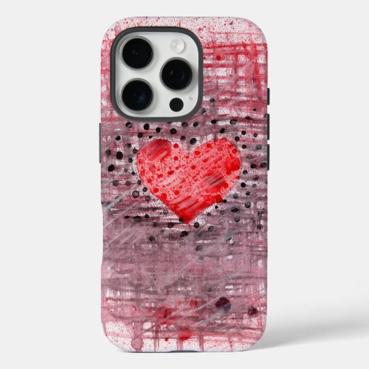 Telefoonhoesje met een afbeelding van een hart Case-Mate iPhone case (Achterkant)