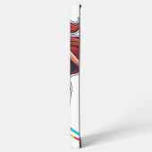 Telefoonhoesje met een vrolijk meisje erop, kleurr samsung galaxy hoesje (Linkerkant)