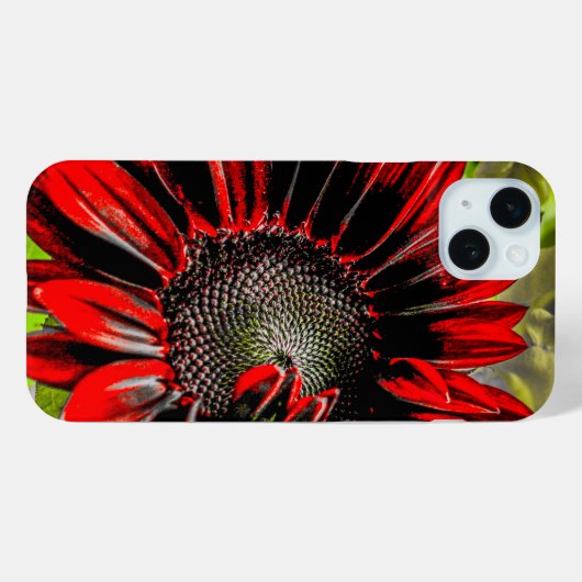 Telefoonhoesje met een zonnebloem ontwerp Case-Mate iPhone case (Achterkant (horizontaal))