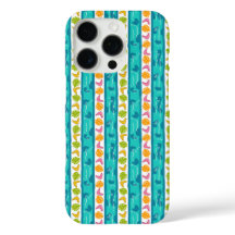 Telefoonhoesje met golflengtes in wit
