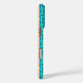 Telefoonhoesje met golflengtes in wit Case-Mate iPhone case (Achterkant / Rechts)