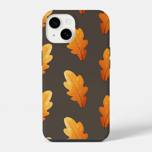 Telefoonhoesje met herfstbladeren iPhone hoesje (Achterkant)