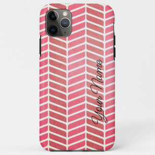 Telefoonhoesje met horizontale golven van roze tin Case-Mate iPhone case