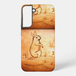 Telefoonhoesje met konijnenontwerp voor dierenvrie samsung galaxy hoesje