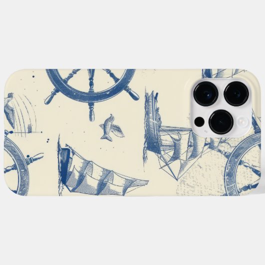Telefoonhoesje met Marine Elements Case-Mate iPhone Case (Achterkant (horizontaal))