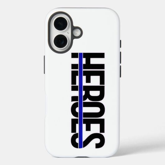 telefoonhoesje met politie steun Case-Mate iPhone case (Achterkant)